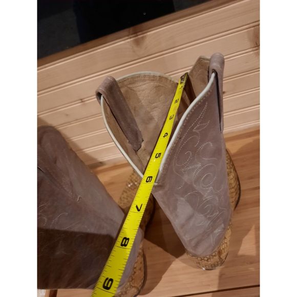 Rare Vintage Dan Post Womens Western Python Snakeskin Boots Sz 7.5M - Picture 14 of 16